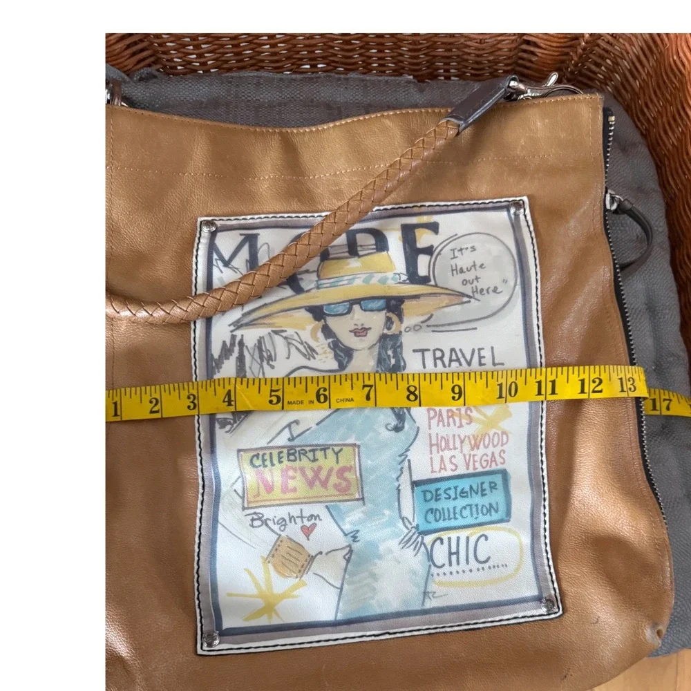 Brighton Limited Edition Mode Fashionista Celebrity Edition Leather Hobo Bag